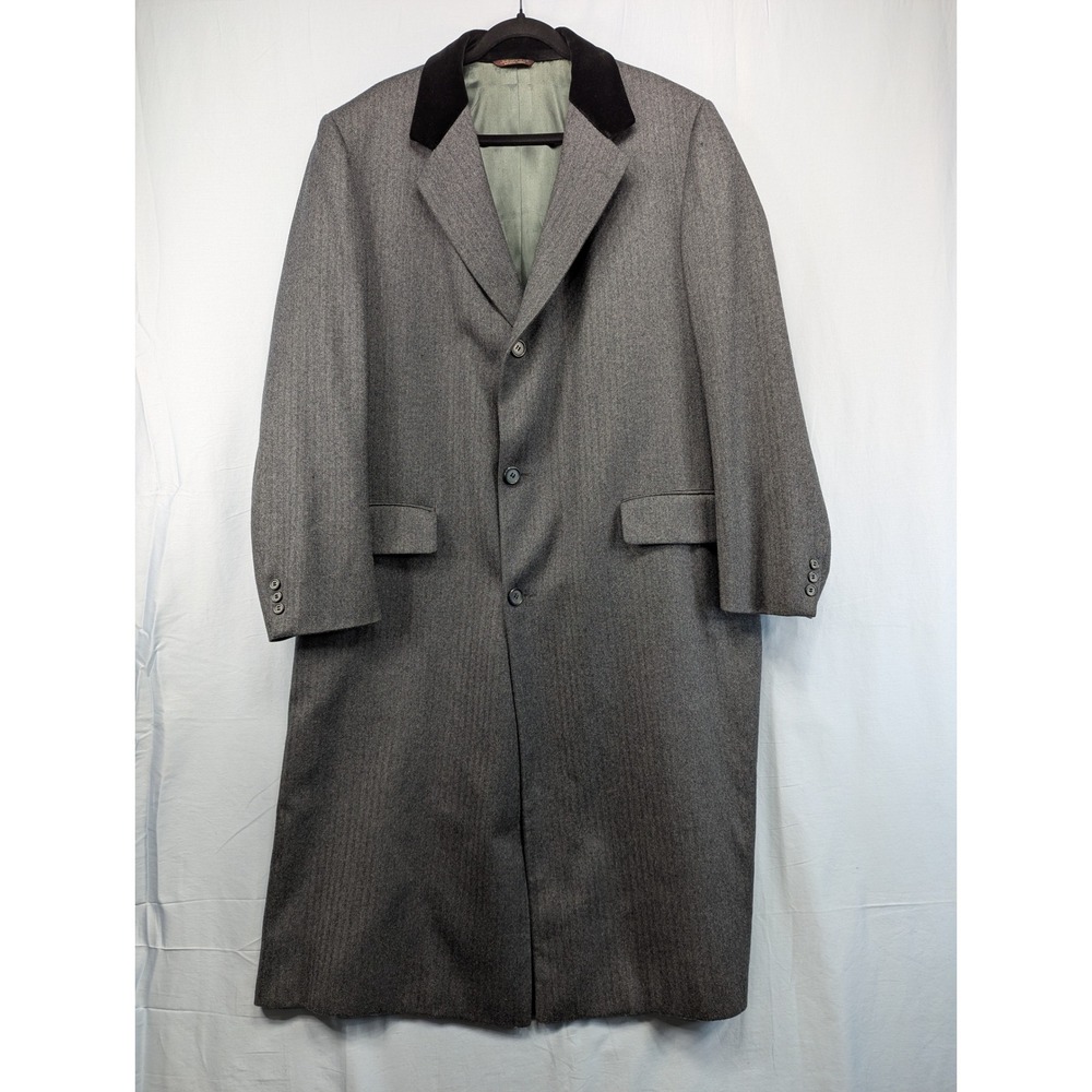 Kathie Lee Collection Women's Wool‎ Blend Herringbone Overcoat Black Size 6